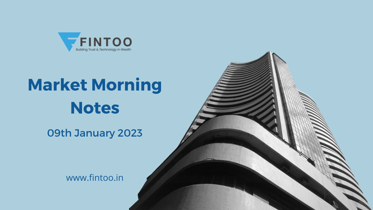 Market Morning Notes For 09th January 2023